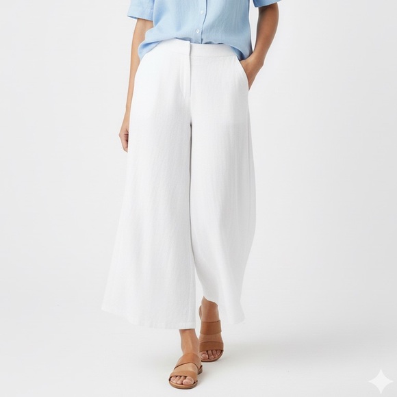 Solaí The Label Pants - SOLAI Women’s Effortless Flowy Linen Boho Breezy Palazzo Pants